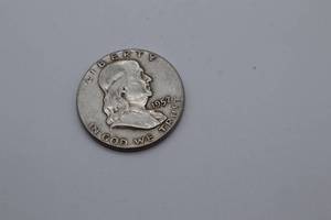1957 Silver Franklin Half Dollar