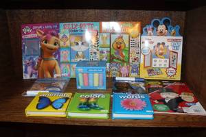 lot 96 image: Kids activity books all unused