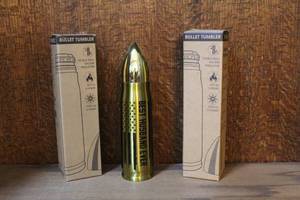 lot 17 image: 3-stainless steel bullet-shaped tumbler  has Best Husband on them 2 in box one with out box