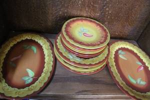 lot 158 image: dinnerware set includes oval platters