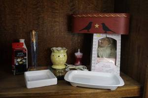 lot 201 image: vintage porcelain doll from the Rose Collection, and other decor see pictures for details