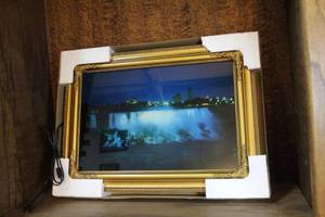 vintage lighted moving waterfall picture see added video