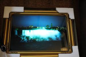 vintage lighted moving waterfall picture see added video