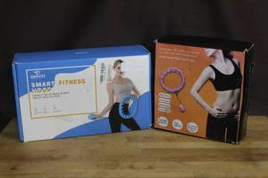 lot 41 image: smart weighted hula hoop designed for core strengthening and calorie burning