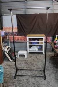 lot 172 image: Clothing rack two-tier