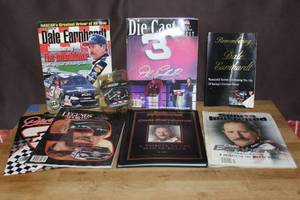 lot 66 image: A collection of memorabilia focuses on Dale Earnhardt