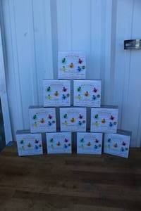 lot 84 image: 10 boxs set of Wondershop Multicolor LED Dewdrop Fairy String Lights all unopened