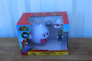 lot 85 image: Super Mario King Boo, Boo, and Luigi 3-Pack Action Figures