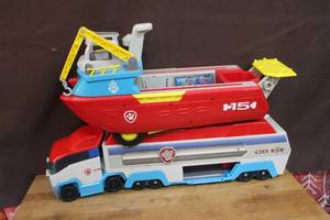 lot 233 image: Paw patrol truck and boat