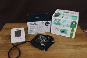 lot 243 image: Upper Arm Blood Pressure Monitor and more see pictures