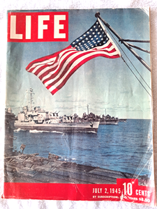 lot 203 image: World War 2 era, July 2, 1945 Life magazine