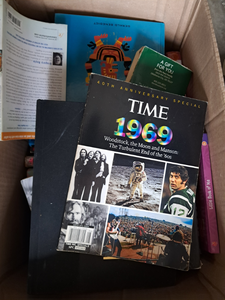 lot 142 image: Box full of assorted genre books