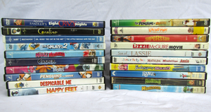 lot 153 image: Assorted childrens DVD movies 20 count