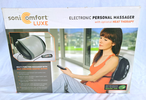 lot 122 image: Soni Comfort Luxe electronic personal massager with optional heat NIB