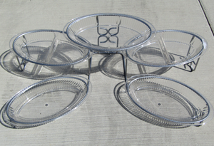 lot 54 image: Large 5 tier catering food display stand