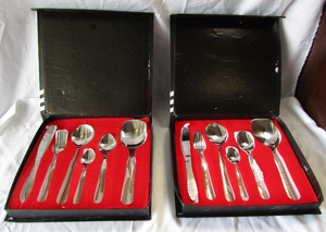 lot 99 image: NEW MHS Cutlery silverware sets, each set serves 6 (Bid is times the quantity of 2)