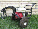Honda GX 200 gas powered pressure washer (Yes it works)