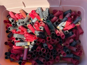 lot 141 image: 12 gauge shotgun shell hulls