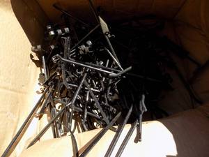 lot 62 image: Shop wall display hooks a lot
