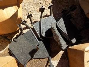 lot 67 image: MERRELL  display shelves  six x Six