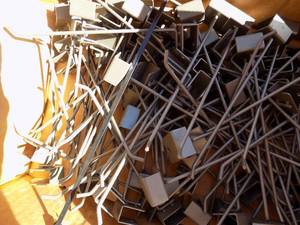 lot 68 image: Grid wall hooks-silver