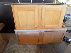 lot 97 image: 2 cabinets with doors
