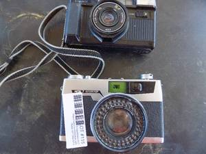 lot 115 image: 2 cameras--Petri 7 and M3s auto focus