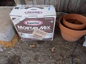 lot 166 image: Rapid set mortar mix