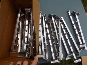 lot 181 image: Store display Slat board waterfall Hook x 22