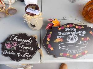 lot 231 image: Thanksgiving signs