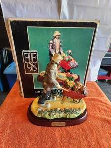 lot 42 image: Vintage Collectible Emmett Kelly Jr. Figurine - signed - Our Perennial Favorite - 1440 of 1500 - with box - (R)