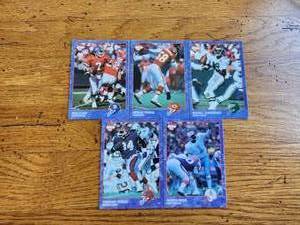 lot 179 image: 1993 Collectors Edge Promo Football card set Proto1-5