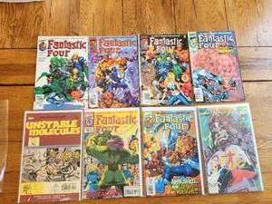 lot 15 image: Vintage lot of 8 - Marvel Comics - Fantastic Four - vintage selection of years