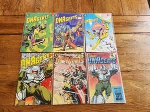 lot 21 image: Vintage lot of 6 - Eclipse Comics - DNAgents - $.75 cent comics -