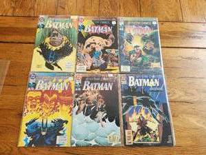 lot 39 image: Vintage lot of 6 - DC Comics - Detective Comics - Batman - vintage selection of years