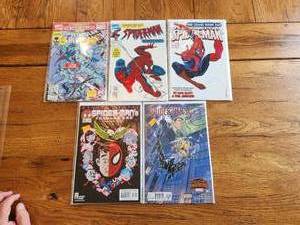 lot 51 image: Vintage lot of 5 - Marvel Comics - Spider-man - vintage selection of years