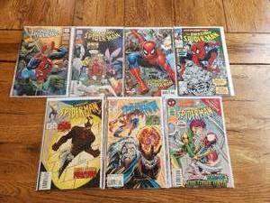 lot 59 image: Vintage lot of 7 - Marvel Comics - The Amazing Spider-man - vintage selection of years