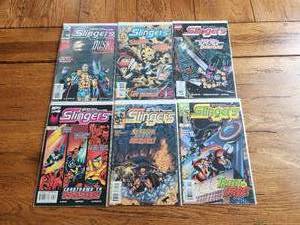lot 89 image: Vintage lot of 6 - Marvel Comics - Slingers - vintage selection - #1-6