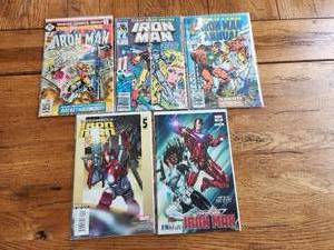 lot 101 image: Vintage lot of 5 - Marvel Comics - Iron Man - vintage selection -