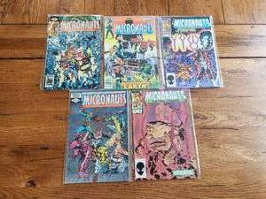 lot 103 image: Vintage lot of 5 - Marvel Comics - The Micronauts - .60 cent vintage selection -