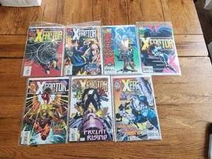 lot 107 image: Vintage lot of 7 - Marvel Comics - X-Factor - vintage selection -