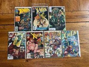 lot 119 image: Vintage lot of 7 - Marvel Comics - X-Men & Professor Xavier & the X-Men