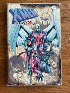 lot 131 image: Vintage Marvel Comics - X-Men mutations graphic novel - 1996
