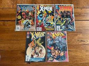 lot 135 image: Vintage lot of 5 - Marvel Comics - X-Men