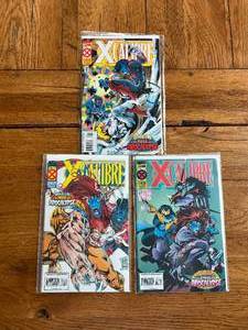 lot 143 image: Vintage lot of 3 - Marvel Comics - X-Calibre