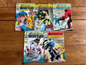 lot 145 image: Vintage lot of 5 - Marvel Comics - Strikeforce Morituri