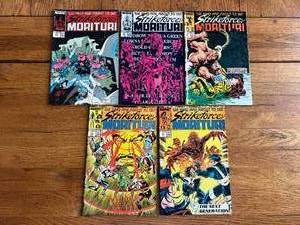 lot 146 image: Vintage lot of 5 - Marvel Comics - Strikeforce Morituri