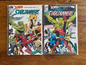 lot 147 image: Vintage Marvel Comics - X-Men spotlight on the Star-Jammers