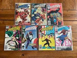 lot 148 image: Vintage lot of 7 - Marvel Comics - Daredevil