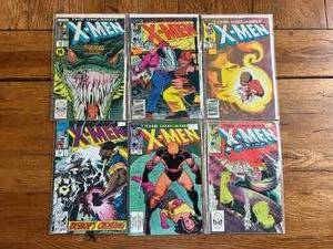 lot 152 image: Vintage lot of 6 - Marvel Comics - The Uncanny X-Men
